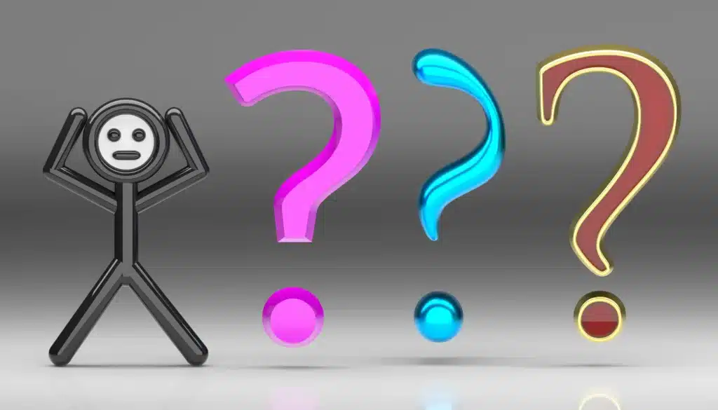 Picture of question marks