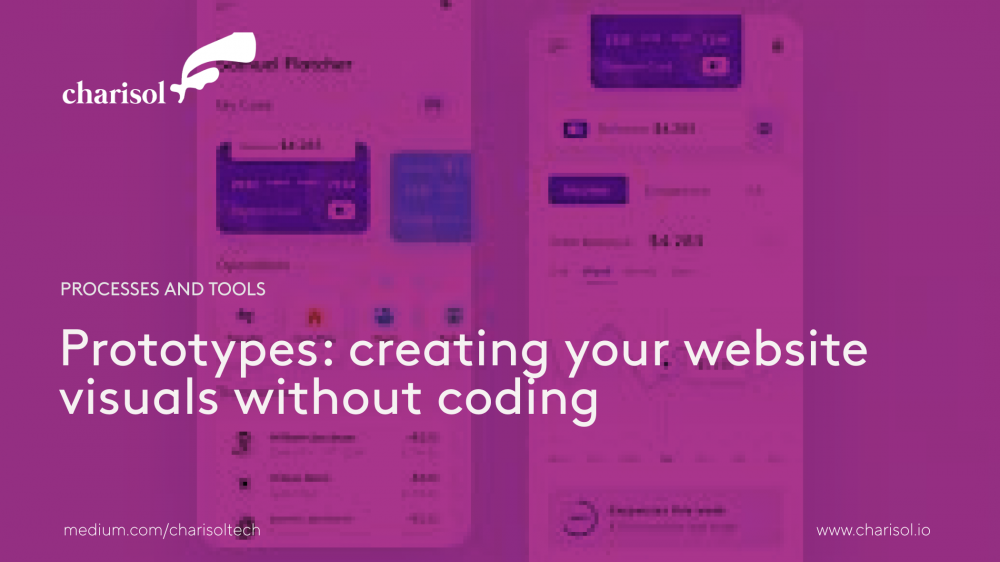 Creating website visuals without coding